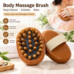 2‑Pack Meridian Massage Brushes | Postpartum Waist & Abdomen Relief